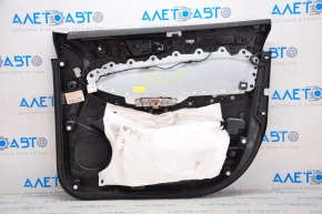 Door trim card front left Ford Edge 15-18 black leather, scratches