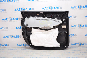 Door trim card front right Ford Edge 15-18 black, leather, leather defect