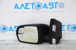 Left side mirror assembly Ford Edge 15-18 3 pins, structure, scratches, bump on the housing