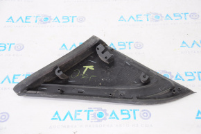Triangle molding front right fender Ford Edge 15-24 structure with molding black matte