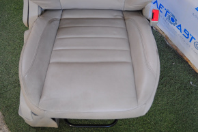 Passenger seat Ford Escape MK3 13-14 with airbag, mechanical, leather, beige
