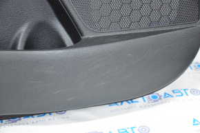 Door trim card front left Kia Optima 16- black with black insert leather, armrest leather, scratches