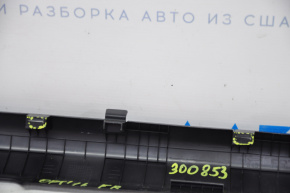 Front right threshold trim Kia Optima 16-20 black, broken fastener