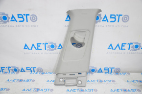Center pillar trim upper belt right Kia Optima 16-20 gray, scratches, plastic turned white