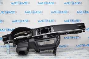 Torpedo front panel without AIRBAG Kia Optima 16-20 black under speaker