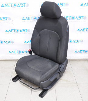 Driver's seat Kia Optima 16-18 without airbag, mechanic, cloth black, break in cover