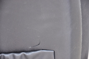 Passenger seat Kia Optima 16-18 without airbag, mechanical, cloth black, crack in cover