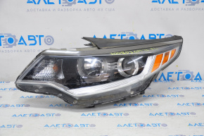 Headlight front left bare Kia Optima 16-18 USA prerest halogen with overlay