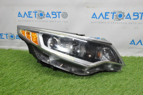 Headlight front right bare Kia Optima 16-18 USA prerest halogen with overlay