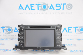 Radio tape recorder Toyota Highlander 14-16 large display, JBL