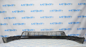 Front bumper lip Toyota Highlander 14-16 structure, cracks on grilles, scratches