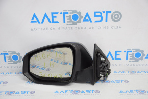 Left side mirror complete Toyota Highlander 14-19 12 pins, heated, turn signal, backlight, BSM, blue