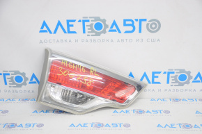 Light inside tailgate left Toyota Highlander 14-16 useful chrome