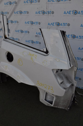 Quarter wing rear left Dodge Journey 11-20 white, pokes