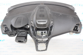 Torpedo front panel without AIRBAG Ford Escape MK3 13-16 prerest, black, titanium