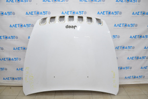 Naked hood Jeep Cherokee KL 14-15 pre-rest white PW7, paint swelled