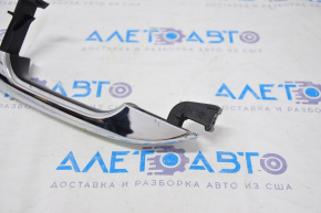 Door handle outer rear left Kia Optima 16-20, scratches on chrome