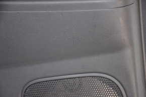 Door trim card rear left Mitsubishi Outlander Sport ASX 13-17 black with black insert plastic, armrest cloth, scratches