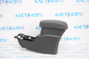 Console central armrest Mitsubishi Outlander Sport ASX 10-17 black, rubber, scratches, broken armrest latch