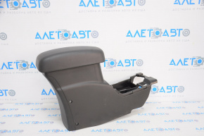 Console central armrest Mitsubishi Outlander Sport ASX 10-17 black, rubber, scratches, broken armrest latch
