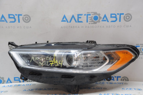 Front left headlight bare Ford Fusion mk5 13-16 lens is loose, needs repair