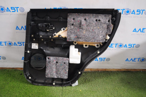Mitsubishi Outlander 14-20 black rear left door panel, cloth