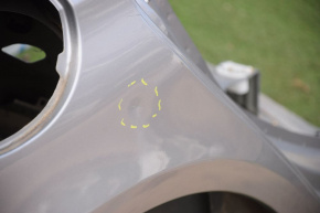 Quarter wing rear right Chrysler 200 15-17 silver, pokes