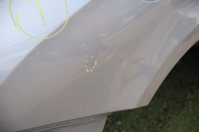 Quarter wing rear right Chrysler 200 15-17 silver, pokes