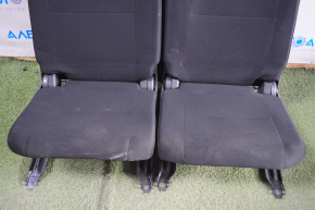 Rear row of seats 3rd row Mitsubishi Outlander 14-19 cloth black, for cleaning