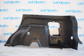 Right arch trim Mitsubishi Outlander 14-16 black, scratches, without cup holders, without plugs