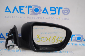 Side mirror right complete Nissan Rogue 14-16 5 pins, turn signal, red NAH