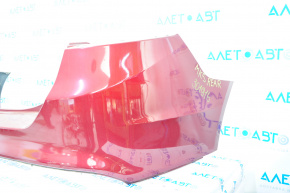 Rear bumper bare Ford Fusion mk5 13-18 red, tear crepe, scratches