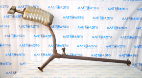 Muffler rear part with barrel right Hyundai Sonata 11-11 rusty