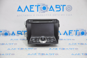 Radio tape recorder Hyundai Sonata 11-11 with navigation, chrome erased