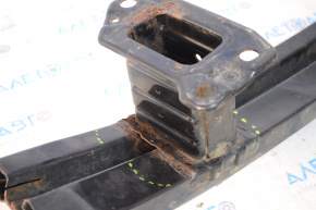 Front bumper reinforcement Hyundai Sonata 11-14 rusty, crooked mount
