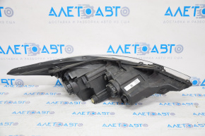 Headlight front left bare Hyundai Sonata 11-15 glossy reflector, TAIWAN
