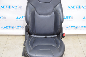 Passenger seat Jeep Cherokee KL 14-18 airbag, mechanical, leather black