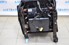 Passenger seat Jeep Cherokee KL 14-18 airbag, mechanical, leather black