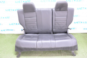 Rear row of seats 2nd row Jeep Patriot 11-17 leather black, water damage, creased leather, scratches