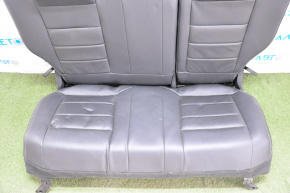 Rear row of seats 2nd row Jeep Patriot 11-17 leather black, water damage, creased leather, scratches