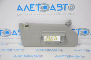 Right visor Mitsubishi Outlander Sport ASX 10-19 gray for dry cleaning