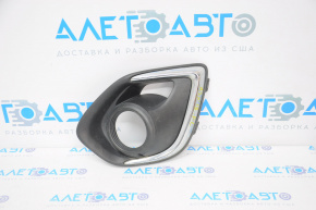 Front left fog light frame Mitsubishi Outlander Sport ASX 11-15 pre-rest, chrome
