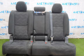 Rear row of seats 2 row Nissan Rogue 14-16 cloth black