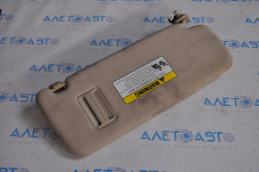 Right visor Hyundai Sonata 15-19 beige, for cleaning