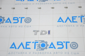 Emblem inscription TDI trunk lid VW Passat b7 12-15 USA