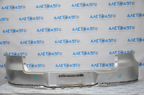 Rear bumper bare VW Tiguan 12-18 rest upper part silver LA7W, tears, breakage of fasteners