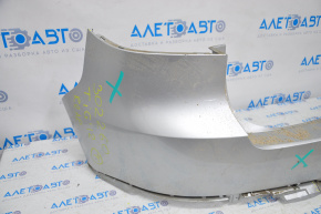 Rear bumper bare VW Tiguan 12-18 rest upper part silver LA7W, tears, breakage of fasteners