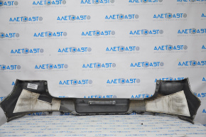 Rear bumper bare VW Tiguan 12-18 rest upper part silver LA7W, tears, breakage of fasteners