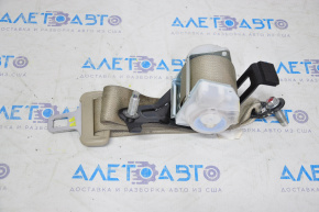 Rear right seat belt Honda Accord 13-15 beige, dry cleanable