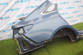 Quarter wing rear right Hyundai Sonata 15-19 blue X8, butt